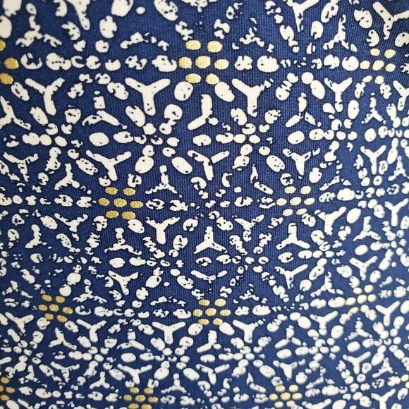 Bond-Eye Australia Nip Tuck Tummy Control Navy Gold Print Swimsuit 12 D/DDD - Picture 11 of 16